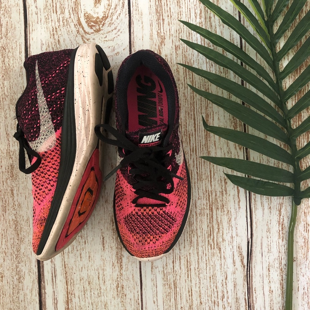 Nike Flyknit Lunar Running Shoes Size 6.5 ✅